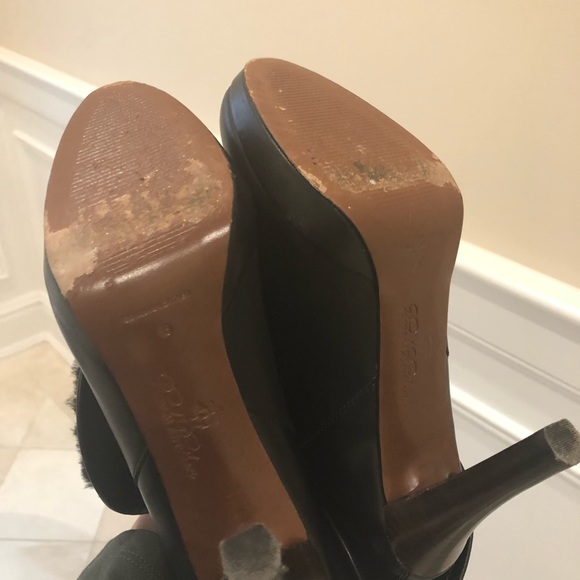 Brooks Brothers Shearling & Leather Bootie - Picture 7 of 8